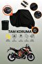 Black Tail Bag and Lock Compatible Ktm 1290 Super Duke Gt Compatible Motorcycle Canvas