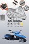 Motolux Ceo 125 Compatible Motorcycle Tarpaulin Compatible with Gray Rear Bag