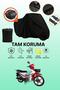 Motolux Africa King Compatible Motorcycle Tarpaulin Compatible with Black Rear Bag