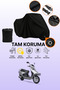 Rks Spontini 110 Compatible Motorcycle Tarpaulin Compatible with Black Lock