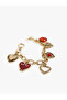 Heart Detailed Dangle Chain Bracelet - 2