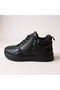 Men's Leather Zippered Boots - 3