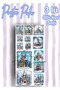 3Pcs Vintage Winter and Snow Postage Stamp Sticker Set Decorative Labels Agenda Bullet Journal Scrabook - 2