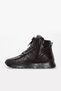 Brown Fur Inside Genuine Leather Lace-Up Zippered Eva Sole Men's Boots Tg09214111313662 - 3