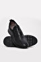 Black Genuine Leather Rubber Sole Men's Casual Shoes Tg0916111131653 - 2