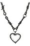 Thorn Heart and Chain Gothic Necklace - 4