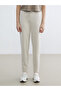 Gray Elastic Waist Soft Touch Women's Sweatpants - 2