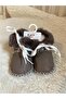 100% Genuine Leather Lace-Up Baby Booties