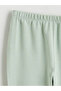 Beige Elastic Waist Baby Boy Sweatpants - 3