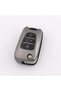 Hyundai, Kia Compatible I20, Ix20, I30, Ix35, Elantra Titan Gray Tpu Key Case Cover (Gray) - 5