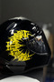 Half Tribal Gothic Circle Sticker Decal for Helmet and Motorcycle - 2