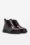 Brown Crocodile Genuine Leather Rubber Sole Zippered Quality Women's Boots Tg0923819261526