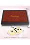 Premium Spinner Domino Set with Luxury Leather Box 28 Pieces Double 6 Stone 2-4 Players - 7