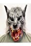 Latex Tongue Protruding Blue Eyed Wolf Mask with Full Head Coverage Nessiworld - 2