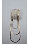 Stainless Steel 3-Piece Italian and Thin Chain Zircon Stone Necklace - 8