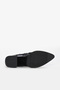 Black Patent Leather Fur Genuine Leather Zippered Jurdan Sole Thick Heeled Women's Boots Tg0906419 - 5