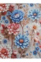 100% Cotton Modern Floral Patterned Soft Color Digital Printed Double Duvet Cover Set - 4