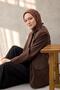 Viscose Velora Scarf Four Seasons Copper Brown 90X90 - 4