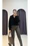 Jean Collar Knitted Sweater - 2