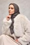 Viscose Velora Scarf Four Seasons Chain Pattern Army Green 90X90