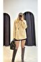 Button Detailed Thick Blazer Jacket - 3