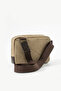 Canvas Fabric Crossbody Bag Unisex Tablet Bag Shoulder Bag with Strap - 6
