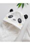 Baby Boy Panda Embroidered 4-Piece Towel & Bathrobe Set, Newborn Bathrobe Set - 3