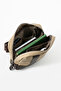 Canvas Fabric Crossbody Bag Unisex Tablet Bag Shoulder Bag with Strap - 7