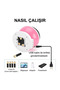 360 °   Rotating Projection Colorful Light Night Lamp Reflecting Moon and Starry Sky - 9