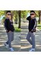 Holiday Brother Combination – Stylish Striped Set for Girls and Boys |   6/16 Years Old - 31601 (Male) - 2
