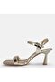Large Size Women's Single Strap Heel Sandals 41-42-43-44 Gold - 6