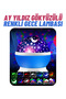 360 °   Rotating Projection Colorful Light Night Lamp Reflecting Moon and Starry Sky
