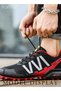 Men Stylish Low Top Sneakers, Lightweight Breathable Hiking Shoes for Men, Lace up Non Slip Sports S - 5