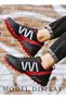 Men Stylish Low Top Sneakers, Lightweight Breathable Hiking Shoes for Men, Lace up Non Slip Sports S