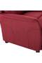 Recliner Chair Wine Red 66.5 x 94 x 101.5 cm Polyester - 6