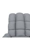 Recliner Chair Light Grey Fabric - 6