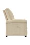Recliner Chair Cream Fabric - 2