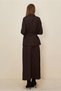 Jacquard Suit with Belt and Skirt 46102 - 4