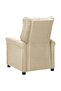 Recliner Chair Cream Fabric - 4