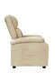 Recliner Chair Cream Fabric - 2