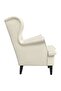 Armchair Cream White Velvet - 4