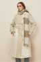 Belted Quilted Detail Coat 90534 - 2