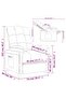 Recliner Chair Dark Grey Fabric - 3