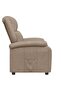 Recliner Chair Cappuccino Faux Leather - 2
