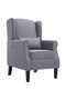 Armchair Dark Grey Fabric