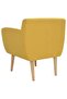 Armchair Yellow Fabric - 2
