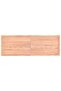 Table Top Light Brown 180x60x(2-4)cm Treated Solid Wood Live Edge - 2