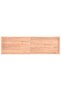 Table Top Light Brown 180x50x(2-4)cm Treated Solid Wood Live Edge - 2