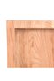 Table Top Light Brown 140x60x(2-4) cm Treated Solid Wood Oak - 6
