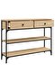 Console Table Sonoma Oak 100x25x75 cm Engineered Wood - 4